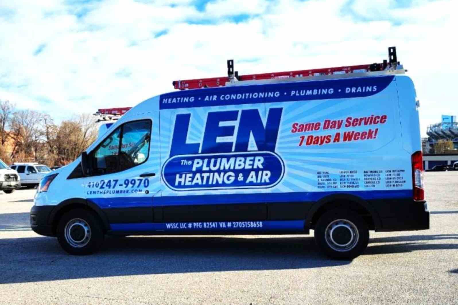 len the plumber heating & air, llc