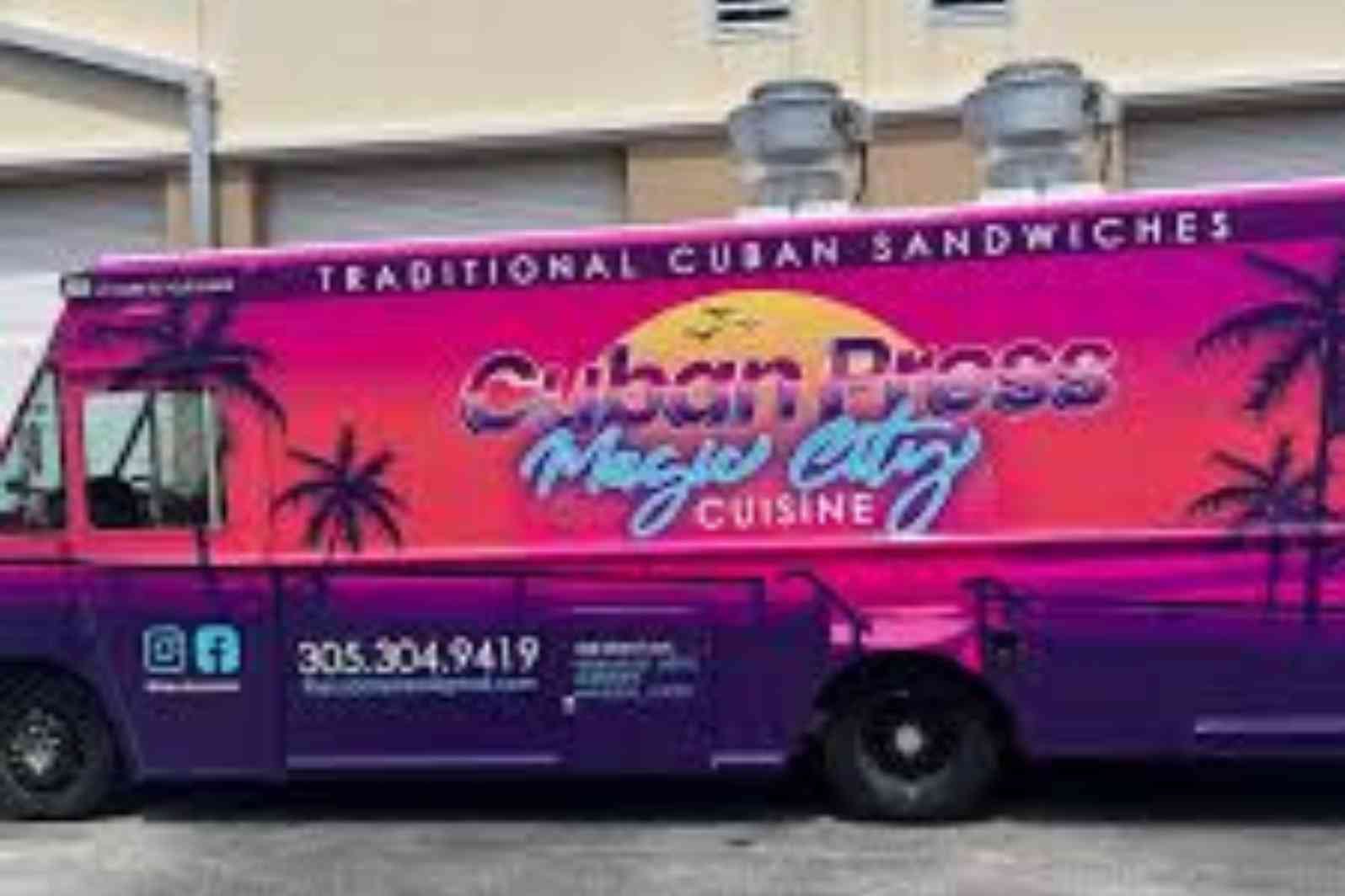 the cuban press gourmet truck doral fl