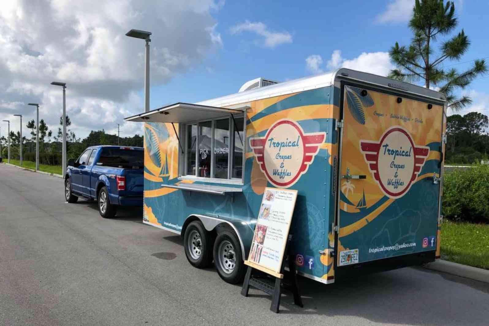 tropical crepes waffles food truck sarasota fl